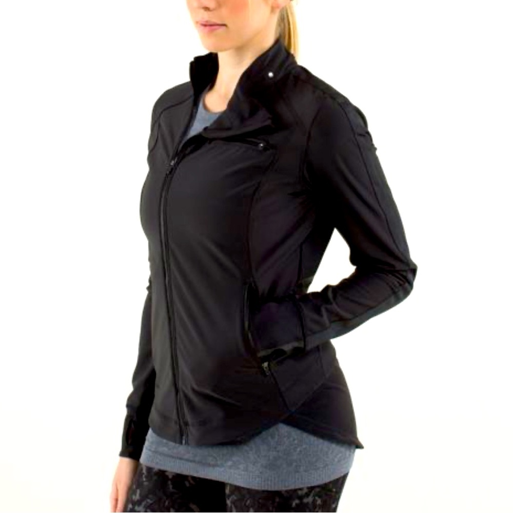 Lululemon Keep It Up Black Jacket Size 4
